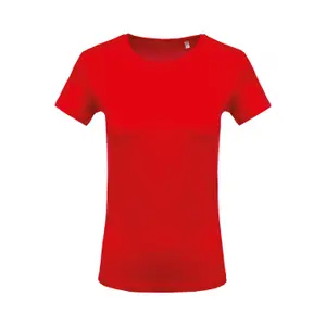 T-Shirt mit Rundhalsausschnitt, Damen Kariban image-0