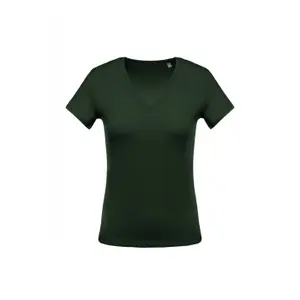 T-Shirt mit V-Ausschnitt, Damen Kariban image-0
