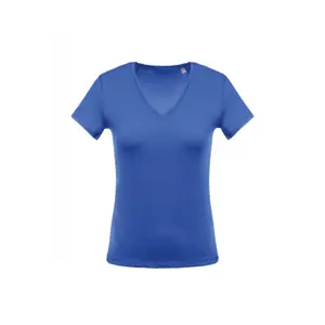 T-Shirt mit V-Ausschnitt, Damen Kariban image-0