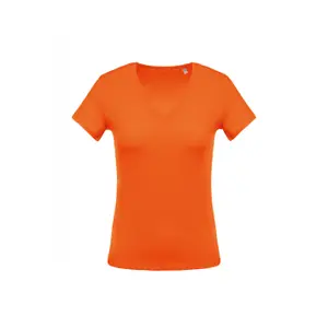 T-Shirt mit V-Ausschnitt, Damen Kariban image-0