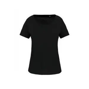 Bio-T-Shirt Kragen mit Rand Franken Frau Kariban image-0