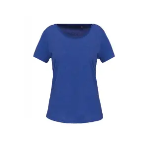 Bio-T-Shirt Kragen mit Rand Franken Frau Kariban image-0