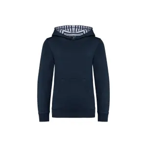 Felpa con cappuccio a contrasto con motivi per bambini Kariban image-0