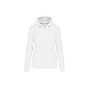 Milieuvriendelijke zip-up hoodie voor dames Kariban image-0