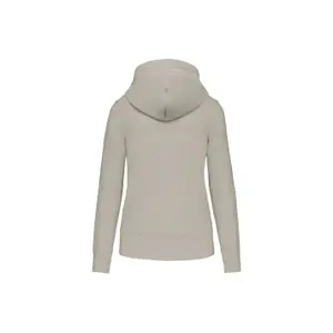 Umweltfreundliches Sweatshirt mit Reißverschluss und Kapuze, Damen Kariban image-1