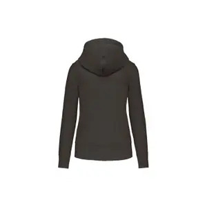 Umweltfreundliches Sweatshirt mit Reißverschluss und Kapuze, Damen Kariban image-1