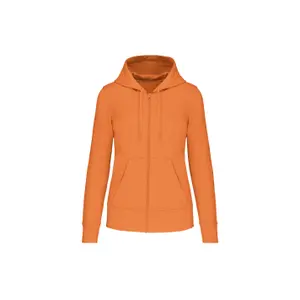 Umweltfreundliches Sweatshirt mit Reißverschluss und Kapuze, Damen Kariban image-0