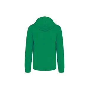 Camisola com capuz e fecho de correr em contraste Kariban image-1