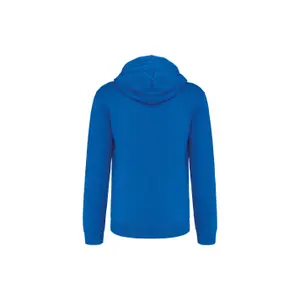 Camisola com capuz e fecho de correr em contraste Kariban image-1