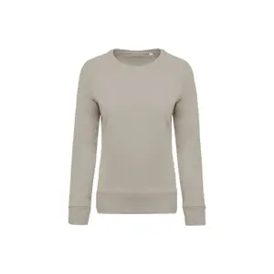 Bio-Sweatshirt Rundhalsausschnitt Raglanärmel Frau Kariban image-0