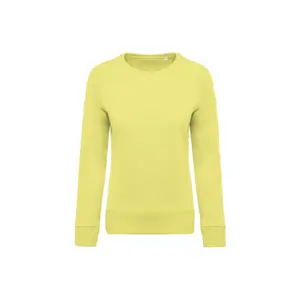 Bio-Sweatshirt Rundhalsausschnitt Raglanärmel Frau Kariban image-0