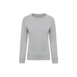 Bio-Sweatshirt Rundhalsausschnitt Raglanärmel Frau Kariban image-0