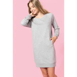 Women's fleece sweater dress Kariban Bio image-1