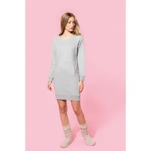 Women's fleece sweater dress Kariban Bio image-0