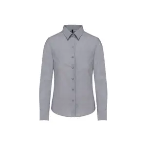 Langarmshirt Frau Kariban Oxford image-0