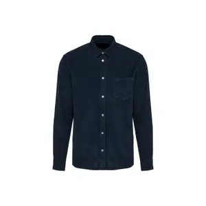 Long-sleeved velvet overshirt Kariban image-0