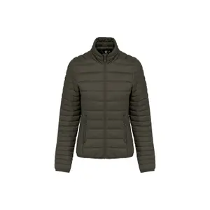 k6121-darkkhaki-leichte-daunenjacke-damen-kariban-dark-khaki