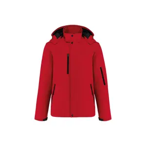k650-red-gefutterte-softshell-kapuzenjacke-kariban-rot