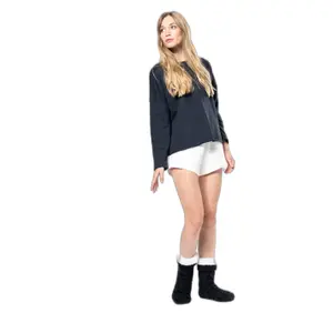 Women's sherpa-lined lounge socks Kariban image-1