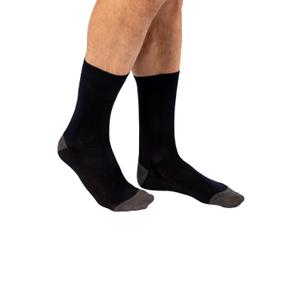 k817-black-darkgreyheather-halbhohe-socken-aus-mercerisierter-baumwolle-origine-france-garantiert-kariban-black-dark-grey-heather