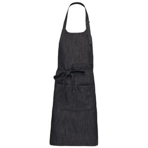 k890-blackdenim-apron-kariban-avec-poche-polycoton-black-mottled-one-size