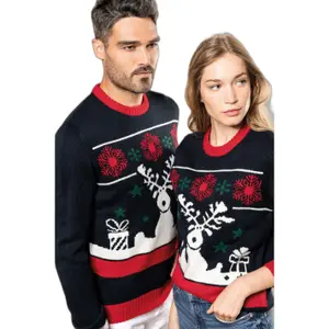 Weihnachtspullover mit Rundhalsausschnitt Kariban image-2