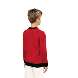 Juletrøje med rund hals til børn Kariban image-3