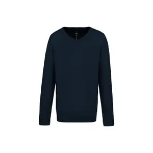 Camisola com decote em V para criança Kariban image-0