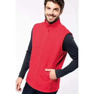 Eco-friendly sleeveless fleece Kariban image-1
