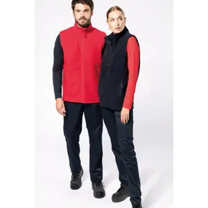 Eco-friendly sleeveless fleece Kariban image-3