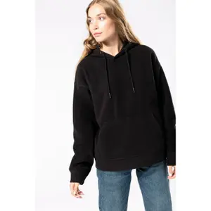 Oversized Hoodie in recycled microfleece Kariban image-2