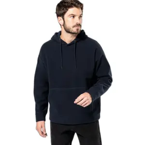 Oversized Hoodie in recycled microfleece Kariban image-1