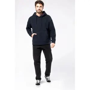 Oversized Hoodie in recycled microfleece Kariban image-3
