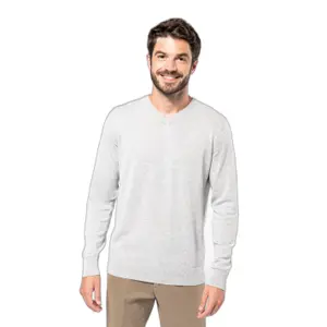 Eco-friendly v-neck sweater Kariban image-1