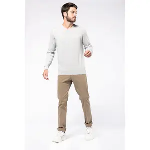 Eco-friendly v-neck sweater Kariban image-3