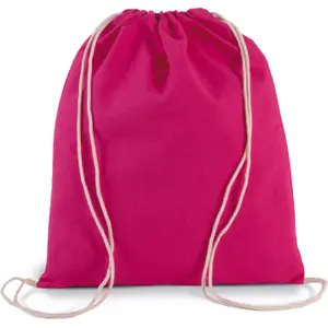 Organic cotton backpack with cords Kariban image-0