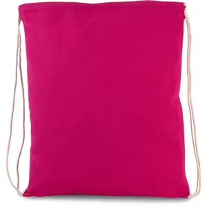 Organic cotton backpack with cords Kariban image-1