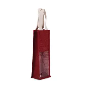 Jute bottle bag Kariban image-0
