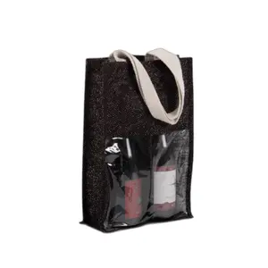Jute bottle bag Kariban image-0