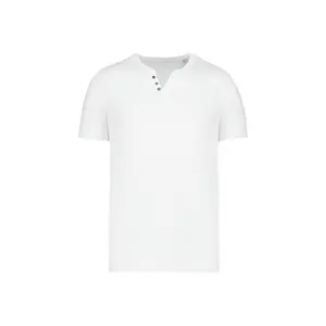Camiseta ecológica Kariban Henley image-0