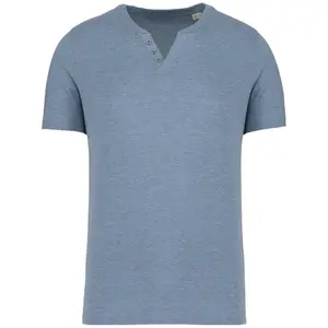 Ökologisch verantwortliches T-Shirt Kariban Henley image-0