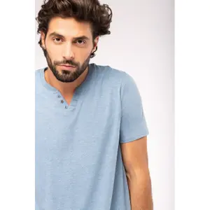 Ökologisch verantwortliches T-Shirt Kariban Henley image-5
