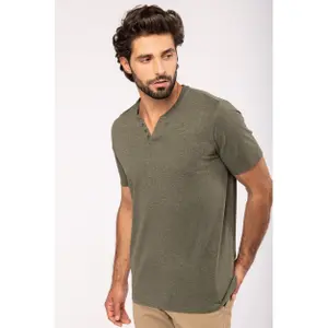 Camiseta ecológica Kariban Henley image-2