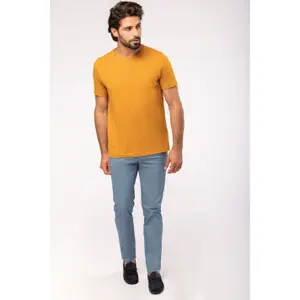 Umweltfreundliches T-Shirt mit Rundhalsausschnitt Kariban Slub image-2