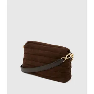 Suede shoulder bag for women Karl Lagerfeld K/Essential image-1