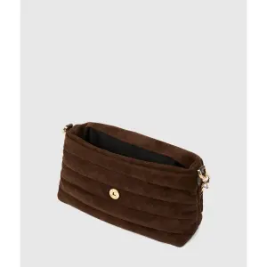 Suede shoulder bag for women Karl Lagerfeld K/Essential image-2