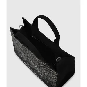 Women’s Rhinestone Tote Bag Karl Lagerfeld Square Rue St-Guillaume image-2