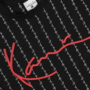 T-shirt Karl Kani Signature Logo Pinstripe image-2