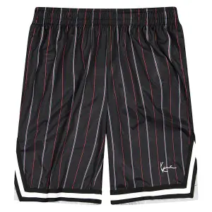 Pantalón corto Karl Kani Small Signature Pinstripe Mesh image-0