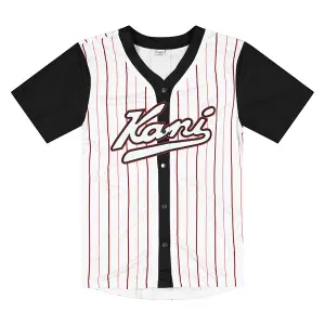 T-shirt Karl Kani Varsity Block Pinstripe Basebol image-0